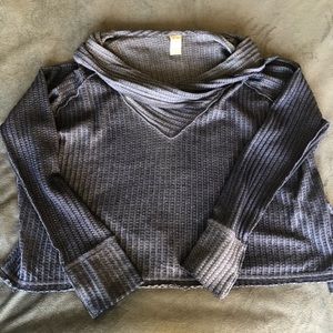 Long Sleeved Off the Shoulder Shirt